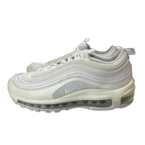 Nike Other - Nike Air Max 97 Triple White Sneakers - Girl/Boy Size 5.5Y